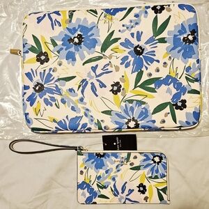Kate Spade Wristlet & Laptop Sleeve Bundle, NWT